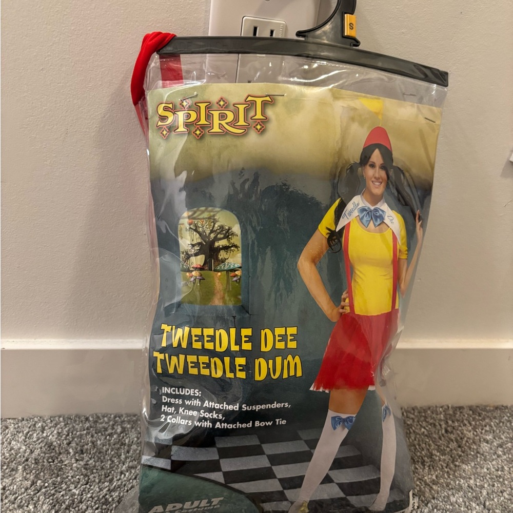 Spirit Tweedle Dum Costume with Bow Tie